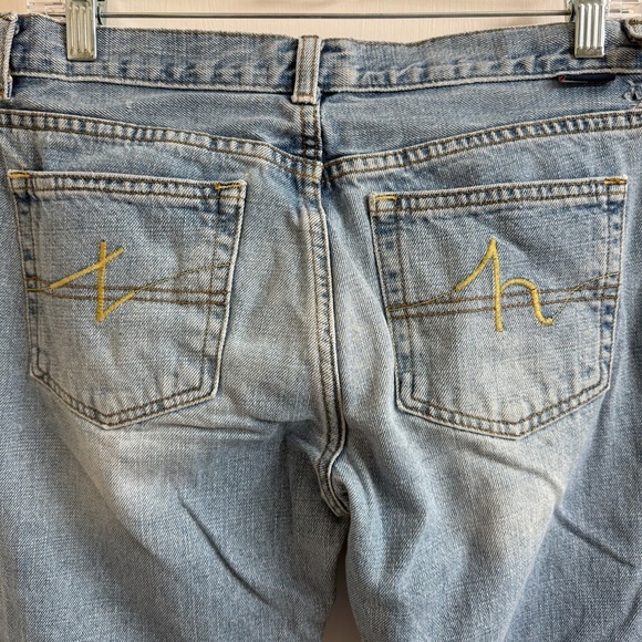 Tommy Hilfiger Jeans Vintage Y2K 2002 UAV UAV Tomboy Bootcut Denim Womens Size 9 - Picture 3 of 15